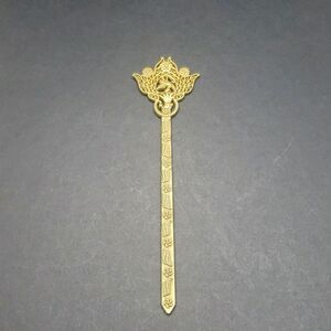 𝅺bird engraved alloy antique bronze chopstick hair pin bun holder